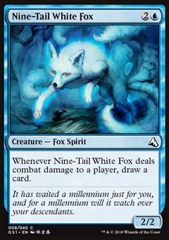 Nine-Tail White Fox